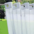 thumbnail image 2 of Transparent curtains, curtains with eyelets, outdoor garden curtain water-repellent, voile curtain, color: white, size: 132 x 213 cm, 2 of 4