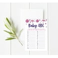 thumbnail image 3 of Inkdotpot Baby Shower Game Set Of 50 BabyAlphabetABCGame Unicorn Floral Party Supplies, 3 of 6