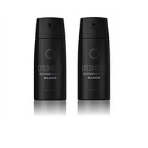 Axe Mens Deodorant, Body Spray, Black, Fragrance, 150ml, 5.07oz, 2 Pack