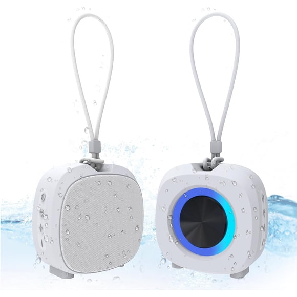 Altavoz Bluetooth ZZB portátil con luces TWS IPX5 a prueba de agua