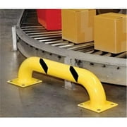 Global Industrial 337321R 9 x 48 in. Rack Round Guard, Yellow