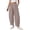 Plaid Brown White, variant on Plaid Barrel Pants Women Summer Casual Loose Wide Leg Lounge Gingham Trousers Spring Fashion Beach Bottoms