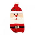 thumbnail image 2 of Botella de vino de Punto Bolsa Bacera Protectora de la Mesa de Navidad Decoración de la Fiesta Decoración de Santa Claus Snowman, 2 of 7