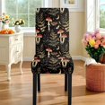 thumbnail image 4 of TSOVTHRID Rectangle Tablecloth Stretch Dining Chair Slipcovers Anti-Dust Chair Covers Washable Table Cloth Soft Furniture Protector Cover, 5 Pcs, Mushroom Leaf Butterfly Moon Print, 4 of 7
