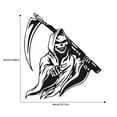 thumbnail image 1 of Pegatina para coche Grim Reaper Scythe, pegatina adhesiva Universal para coche, pegatina decorativa para coche, 1 of 4