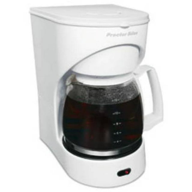 Proctor Silex 43501 WHT 12-Cup Coffeemaker pack of 2
