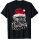 thumbnail image 1 of Merry Christmas Lights Red Santa Hat Xmas Family Camiseta, 1 of 2