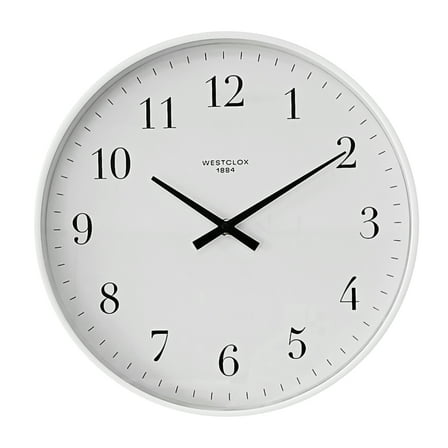 12" WHITE WALL CLOCK