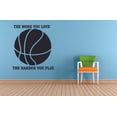thumbnail image 1 of Harder You Play Basketball Quotes Sport Ball Motivation Inspiration Quote Wall Decal Vinyl Art Sticker Design for Boys/Girls Room Home Court Bedroom Decor Wall Art Mural Decoration Size (20x20 inch), 1 of 1