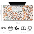 thumbnail image 5 of Long Mouse Pads for Desk,Colorful Camo Baseballs Pattern Desk Mats on Top Of Desks, Desk Mouse Pad Extra Large with 3mm Non-Slip Base and Stitched Edge for Gaming,Office,Work,Home 47.3"x23.6", 5 of 6