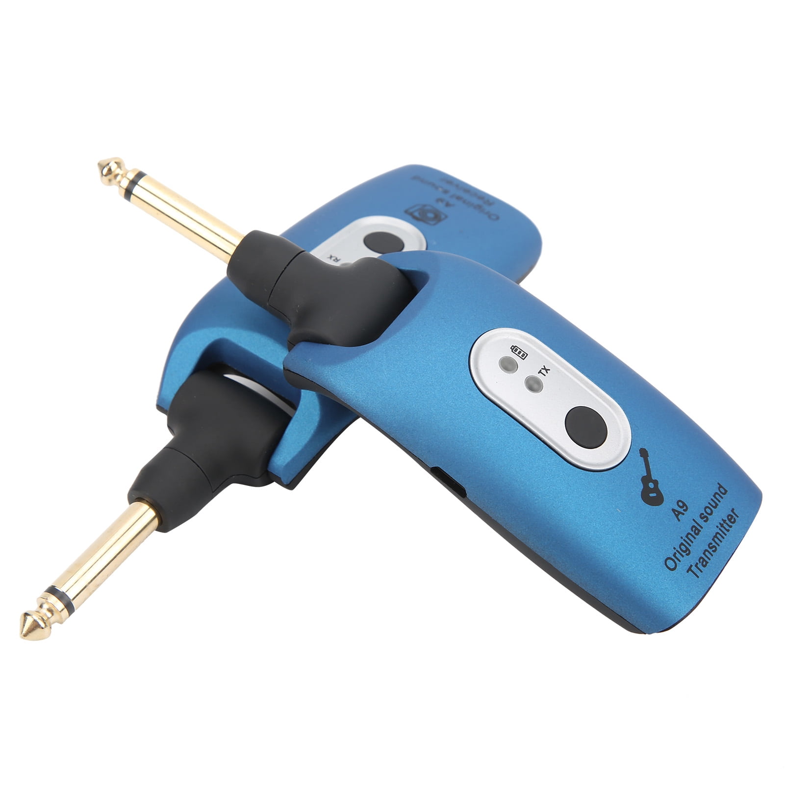 Guitar , 2.4G Uncompressed 2.4GHz Wireless Guitar Receiver For Guitar Bass Blue