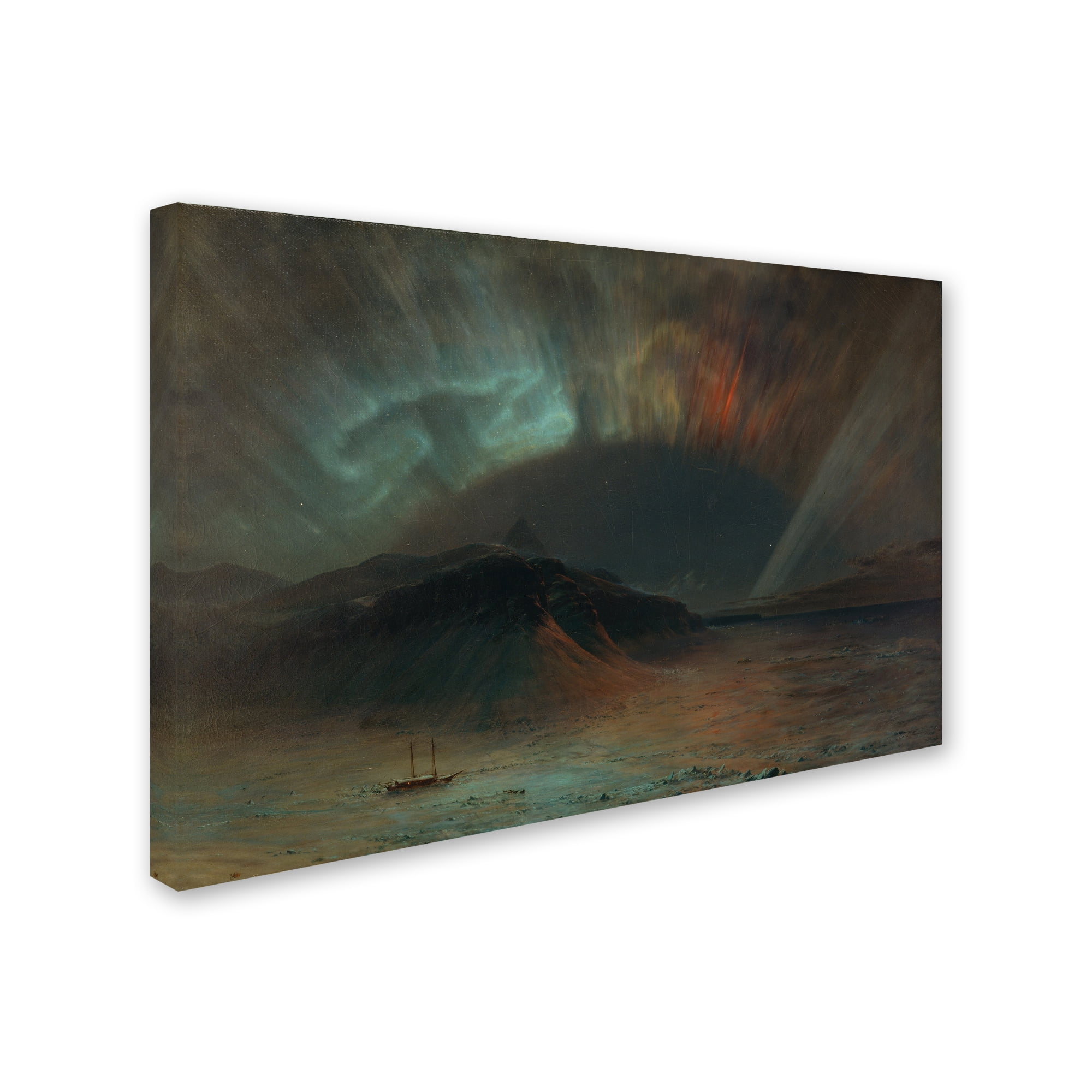 Church 'Aurora Borealis' Canvas Art