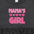thumbnail image 4 of Inktastic Nana's Girl Grandchild Girls Baby Dress, 4 of 5