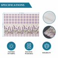 thumbnail image 6 of Purple Lavenders Placemats Set of 6, Spring Floral Plaid Farmhouse Rustic Placemats for Dining Table, Place Mats for Kitchen Tabletop, Waterproof Wipeable Dining Table Mats Set, 6 of 9