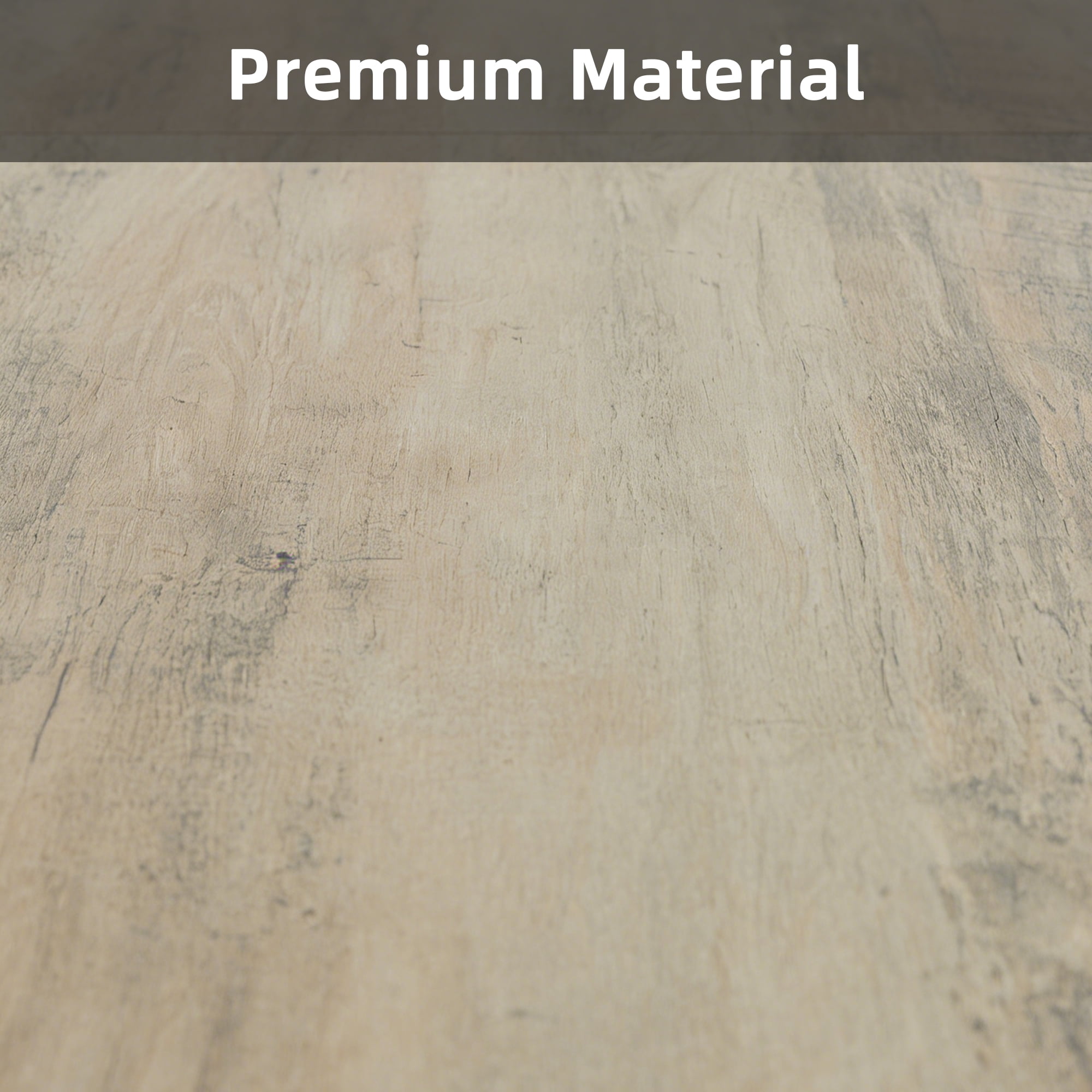 MAYEERTY 78.74 Inch Rectangular Industrial Dining Table, Rustic Wood Grain Kitchen Dinner Table with Black Metal Frame for 6 to 8 People