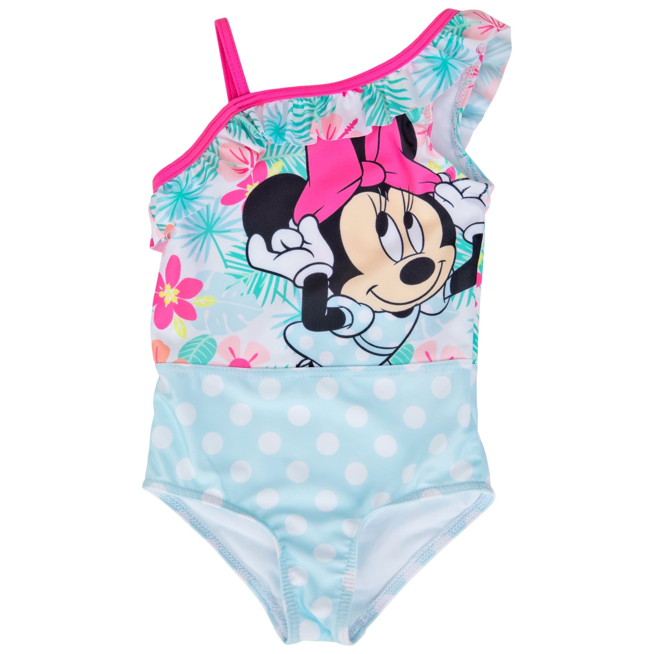 Disney Baby Girls Infant Minnie Mouse One-Piece Swimsuit 