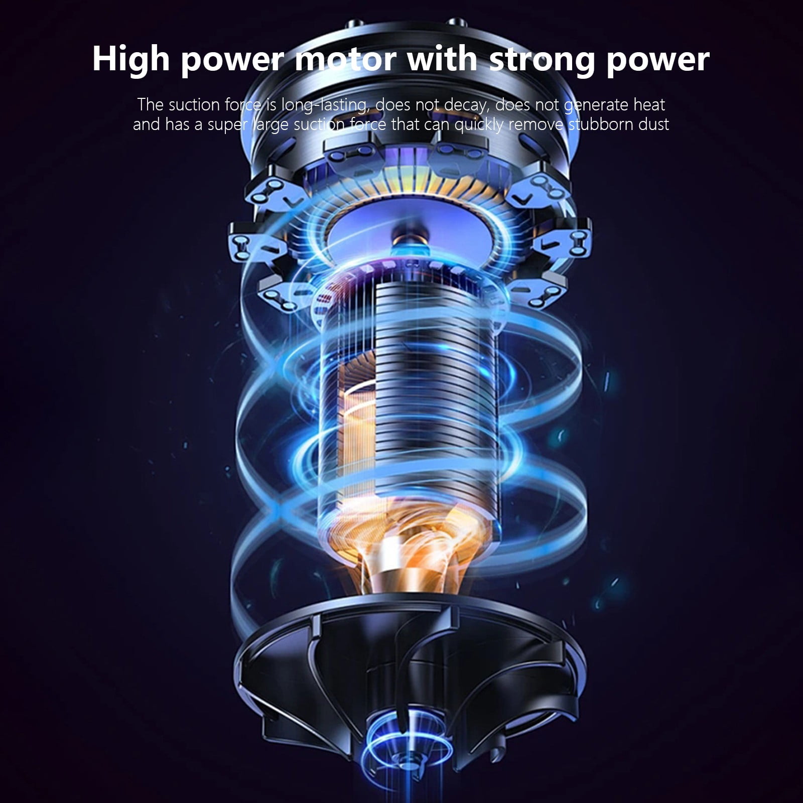 Uiz Merueh Car Vacuum High Power Hand Held Vacuum Powerful Suction Hand Vac Cleaner for Cars, Homes, Pets, and Offices