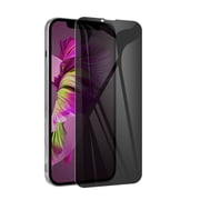 Xpression Screen Protector for Apple iPhone 14 (6.1) Privacy Screen Protector Anti Spy 9H Dark Tempered Glass Screen Film Guard Case Friendly - Black