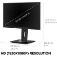 thumbnail image 6 of Restored ViewSonic VG275-S 27" IPS 1080p Monitor Designed for Surface with Advanced Ergonomics, 100 Hz, Black (Refurbished), 6 of 7