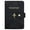 Black, variant on Passport Holder Wallet Set Black Travel Document Organizer with Luggage Tags, PU Leather Passport Cover, Student ID Holder, Honeymoon Gift for Couples, Kids Passport Holder Boys, 4.02 x 5.57 in
