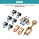 thumbnail image 5 of 1 Juego Universal Freno Estacionamiento Freno Cable Kit Metal Plástico Negro, 5 of 7