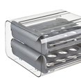 thumbnail image 3 of Boîte de Rangement pour Ufs 32 Compartiments Réfrigérateur Organisateur d'Ufs 2 Couches Conteneur de Cuisine, 3 of 3