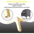 thumbnail image 4 of 4 patas para muebles, patas doradas para muebles, patas para mesas, patas para armarios, patas para muebles, patas para gabinetes, patas para muebles de metal dorado (B), 4 of 5