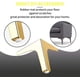 thumbnail image 4 of 4 patas para muebles, patas doradas para muebles, patas para mesas, patas para armarios, patas para muebles, patas para gabinetes, patas para muebles de metal dorado (B), 4 of 5
