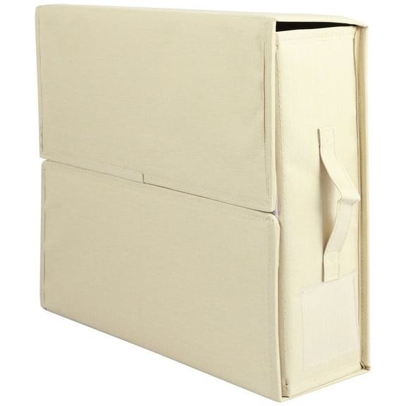 Bed Sheet Storage Box Collapsible Bed Sheet Organizer Large Capacity Pillowcase Storage Container Oxford Cloth Closet Organizer for Bedding Duvet Covers Pillow Cover