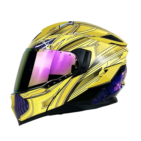 Casco Para Moto Abatible X5A Marvel EDGE Thanos . M