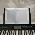 thumbnail image 4 of BRIGHTFUFU Funda Para Partituras De Piano Negro Con Protección De Páginas Y Espacio Para Anotaciones, 4 of 8