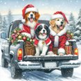 thumbnail image 1 of 5D DIY Perro Navidad Del Arte Artesanal 40x40cm, 1 of 9