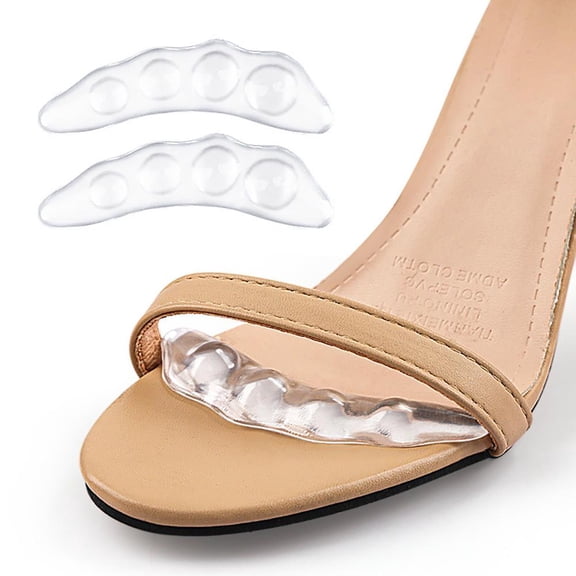 Invisible Anti Slip Heel and Forefoot Pads Self Adhesive Adjustable for Women Sandals High Heels 21 Pairs