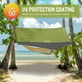 thumbnail image 3 of VILLEY Portable Hammock Rain Fly, UV Protection and PU 2500mm Waterproof Camping Tarp, 13x11.5ft Large Tent Footprint or Shelter Kit, 3 of 7