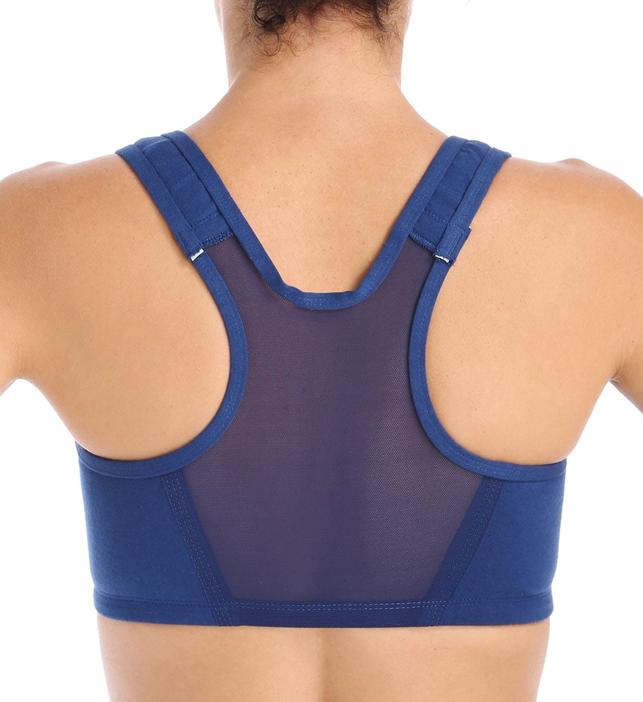 zip front sports bra walmart