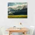 thumbnail image 2 of Nawypu Storm Photography Print Picture of Thunderstorm Passing Behind Lone Tree on Nebraska Prairie Great Plains Wall Art Nature Weather Decor, 2 of 6