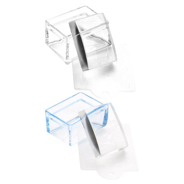unbranded 2Ud Nail Stamping Stamper Herramienta Para Decorar Con Acabado Duradero