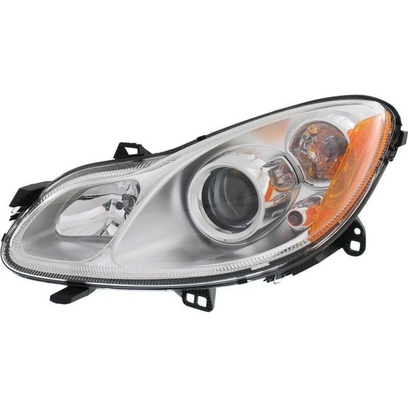 Headlight Compatible With 2008-2015 Smart Fortwo Left Driver Halogen With bulb(s)