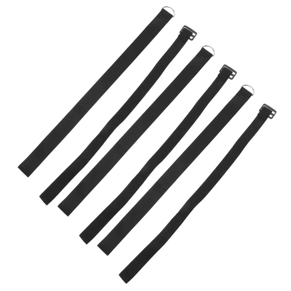 NIAIZEK 6Pcs Black Wheelchair Safety Belt Soft Polyester Wrist Strap Comfortable for Home