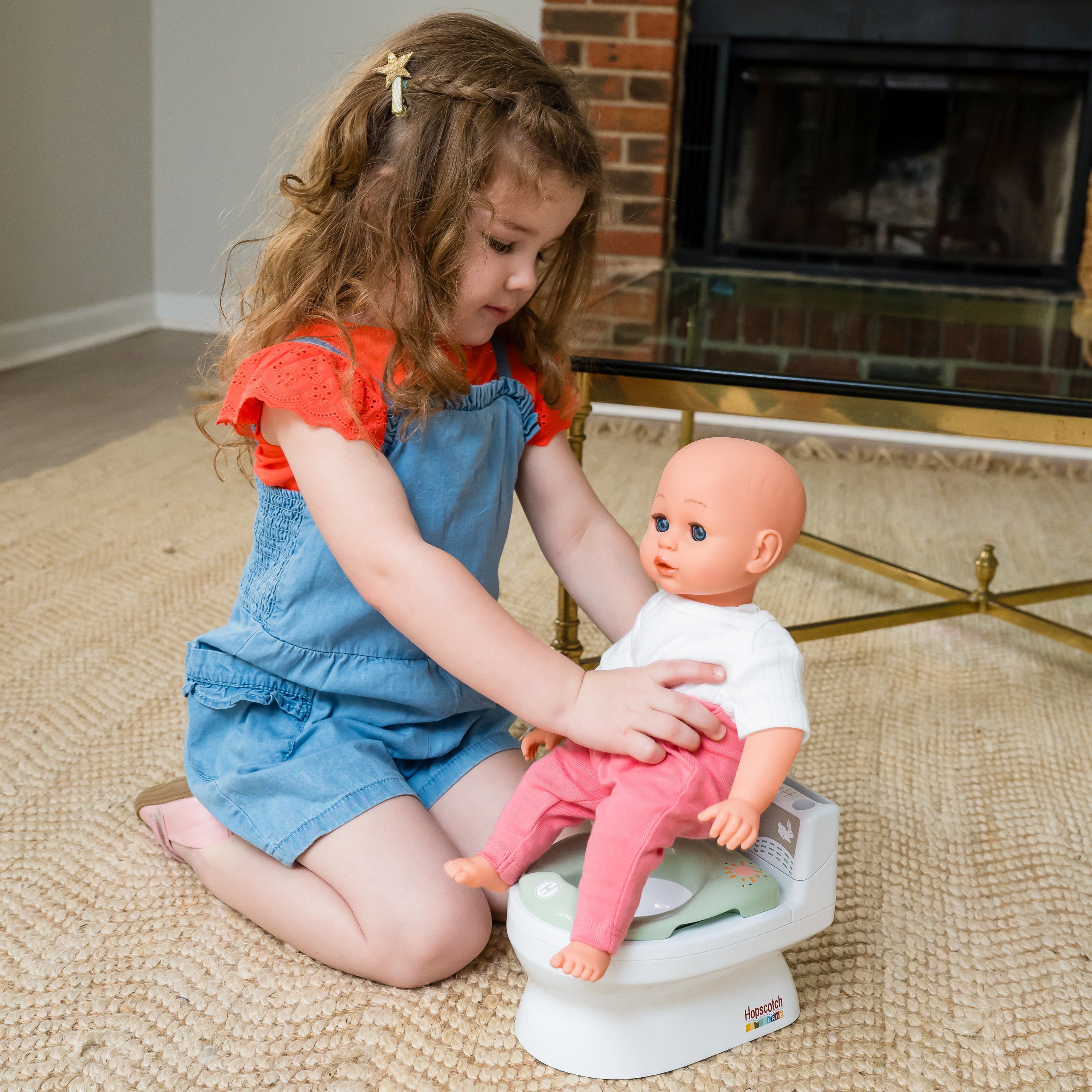 Hopscotch Lane My Baby Doll’s Playtime Potty with Sounds, Baby Doll Accessory, Children Ages 3+