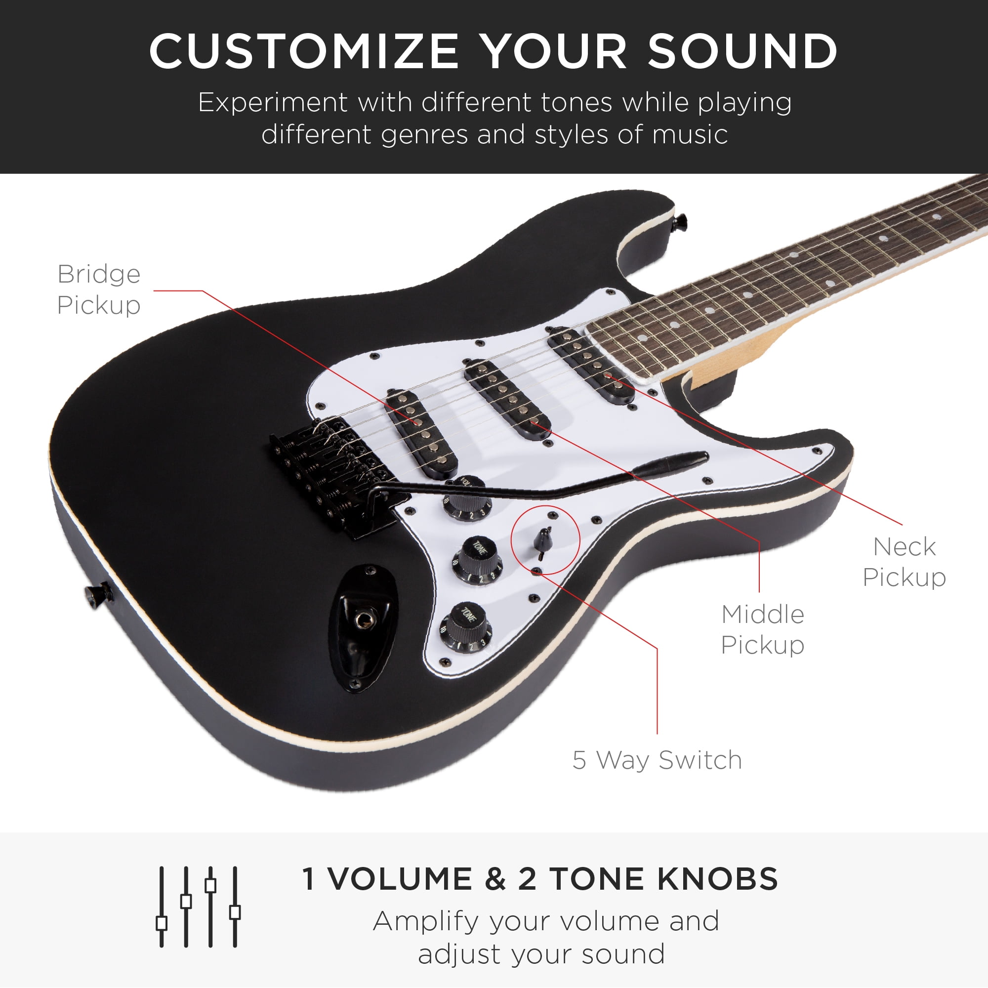 Best Choice Full Size Beginner Electric Guitar Kit for Best Choice Full Size Beginner Electric Guitar Kit for