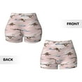 thumbnail image 5 of Lsque Cloud Sloth Pattern High Waisted Biker Shorts for Women-Tummy Control Fitness Athletic Workout Running Yoga Gym Shorts,Moisture-Wicking-Small, 5 of 9