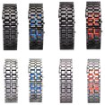 thumbnail image 3 of UDIYO Men\'s Women\'s Lava Stainless Steel LED Digital Quartz Bracelet Watch Wristwatch, 3 of 7