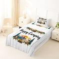 thumbnail image 5 of Erosebridal Happy Camping Twin Sheet Sets For Camper Lover,Old Bran Door Bedding For Kids 3-Piece, 5 of 6