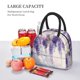 thumbnail image 5 of Disketp Lavender Blooms Window Bolsa Térmica para Almuerzo, Lonchera con Abertura Amplia y Gran Capacidad, Organizador Reutilizable para Mujeres, Hombres y Adultos, 5 of 6