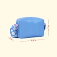 thumbnail image 2 of Oodles Blue Smiley Floral Print Cross-Body Pet Waste Bag Carrier with Removable Strap, One Size, 2 of 9