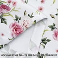 thumbnail image 5 of Vintage Floral Shower Curtain Home Decor Pink Peony Rose Shower Curtains for Bathroom Botanical Plant Green Leaves Polyester Fabric Waterproof Flower Bathroom Curtain with 12 Hooks 72"*72", 5 of 6