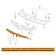 thumbnail image 3 of For 06-07 Accord Sedan Front Grille Trim Molding Garnish HO1210118 71122SDAA10, 3 of 5