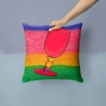 thumbnail image 2 of Carolines Treasures LD6040PW1414 14 x 14 in. Wine Decorative Fabric Pillow, 2 of 4