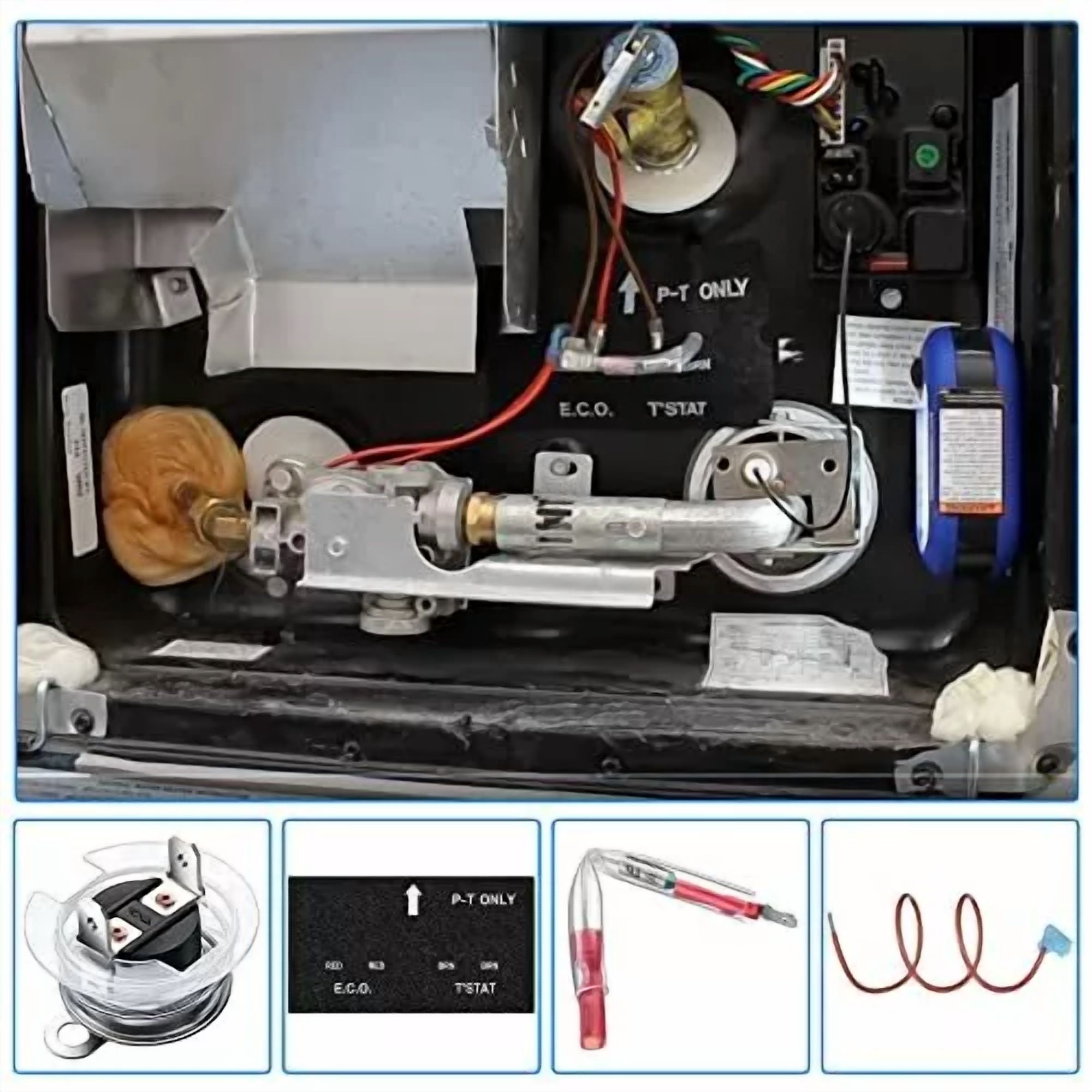 CIRCLE- For Atwood 91447 93866 Rv Water Heater Thermal Cutoff Kit Thermostat Assembly